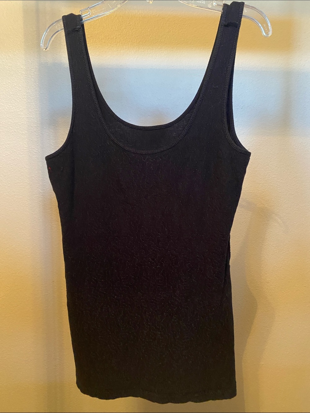 Express Black Sequin Tank Top - Picture 8 of 8